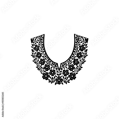 Collar design for kameez 