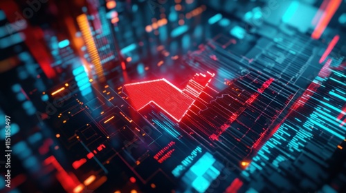 Wallpaper Mural Soaring to New Heights: A Visual Representation of Digital Growth and Innovation Torontodigital.ca