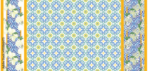 Abstract Geometric Pattern generative computational art illustration
