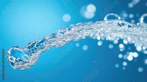 Wallpaper Mural A close-up of a whistle blowing underwater, with bubbles and ripples spreading outward. Torontodigital.ca