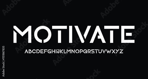 Sports minimal tech font letter set. Luxury vector typeface for company. Modern gaming fonts logo design.