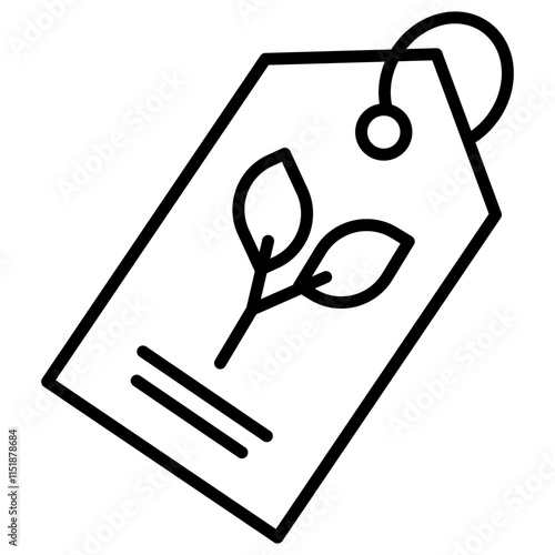 Eco Tag Icon