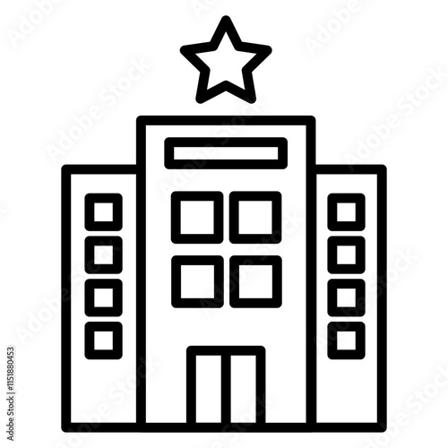 1 Star Hotel Icon