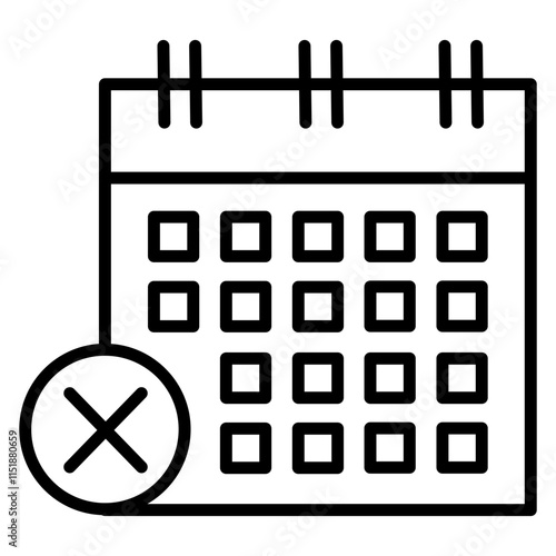 Booking Cancel Icon