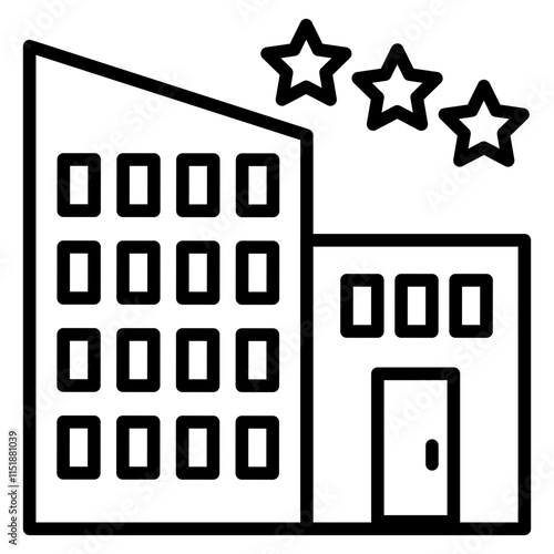 Luxury Hotel Icon
