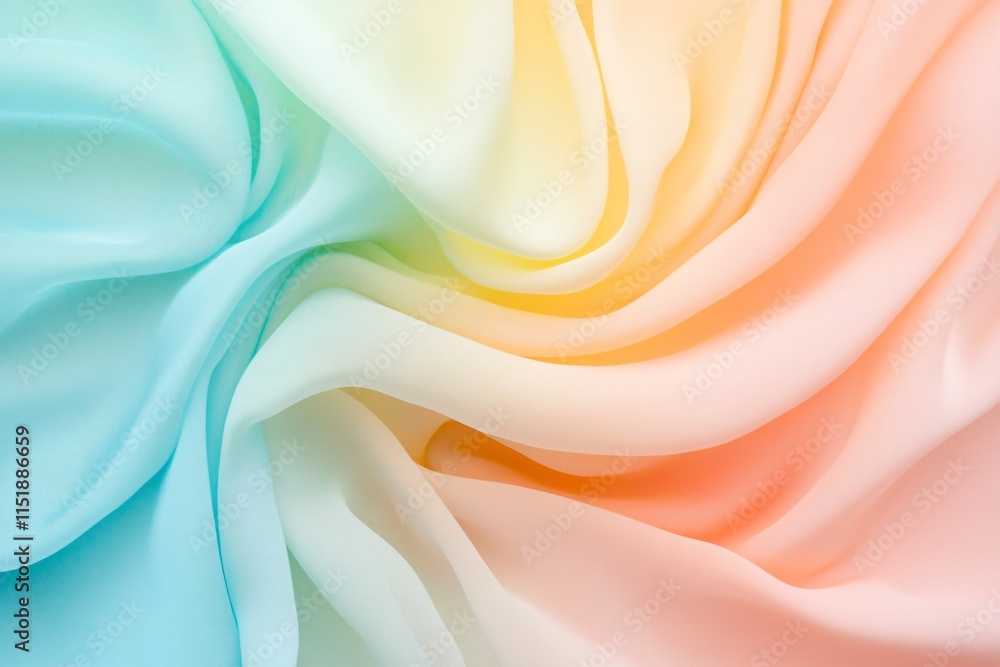 Obraz premium Soft Pastel Blend with Smooth Gradients and Gentle Shadows