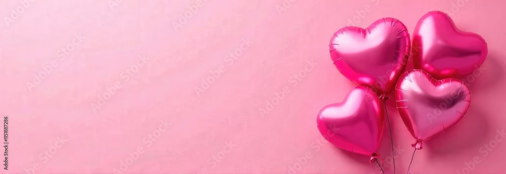 Fototapeta premium festive banner for Valentine's Day