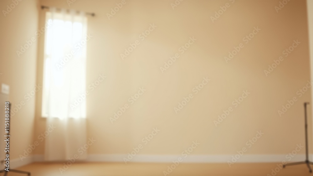 A simple room with a single window and soft natural light, perfect for minimalist or product photography. A simple room with a single window and soft natural light, perfect for minimalist or product photography.