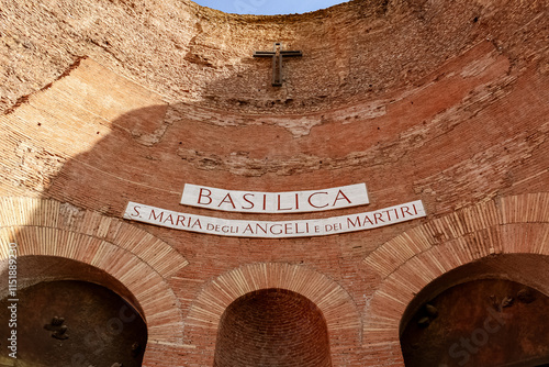 Basilica di Santa Maria degli Angeli e dei Martiri. Roma, Italia photo