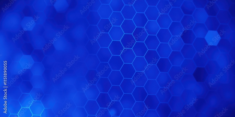 Abstract hexagonal pattern with a blurred background, showcasing vibrant blue tones and subtle light reflections. Abstract hexagonal pattern with a blurred background, showcasing vibrant blue tones and subtle light reflections.