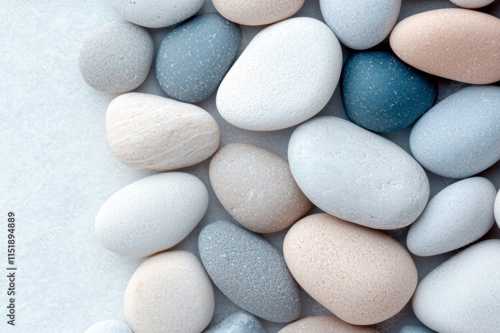 many clean stones close up detail background texture many clean stones close up detail background texture