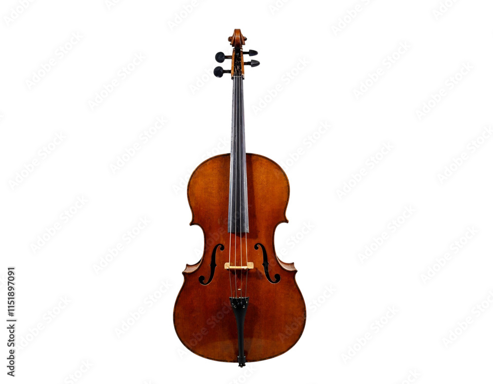 Fototapeta premium violin isolated on white
