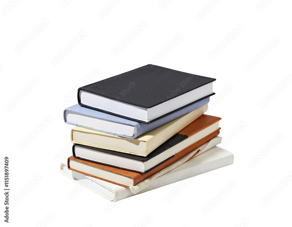 stack of books isolated stack of books isolated