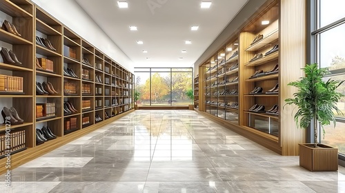 Wallpaper Mural Luxurious Shoe Store Interior Design Torontodigital.ca