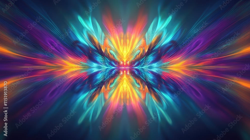 Vibrant Colorful Abstract Light Streaks Design Vibrant Colorful Abstract Light Streaks Design