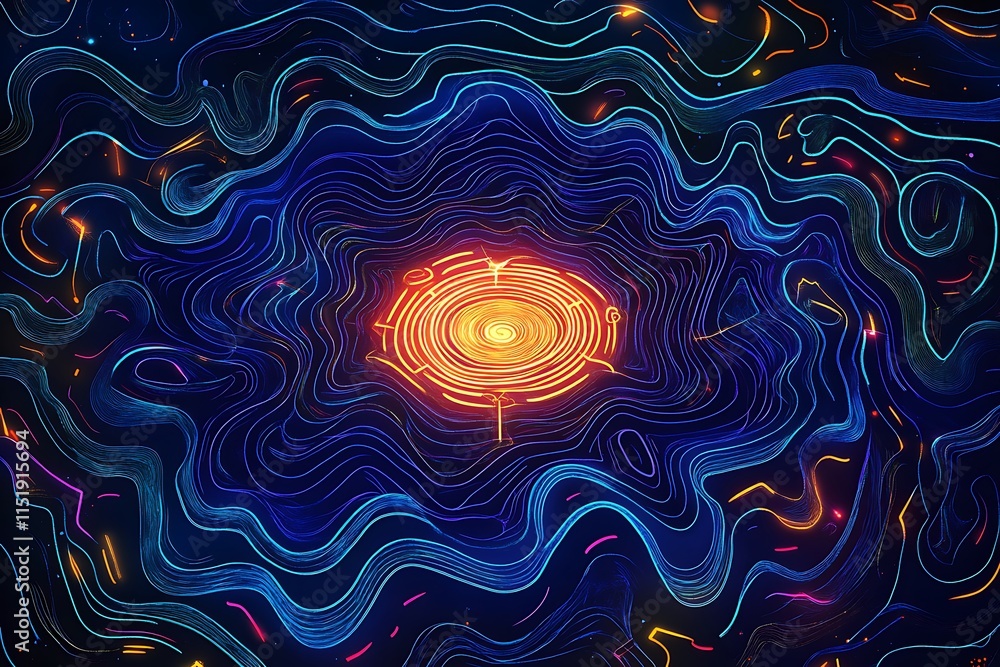a colorful explosion of lights a colorful explosion of lights
