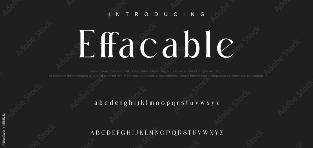 Luxury wedding alphabet font. Typography decorative elegant classic lettering serif fonts vintage retro for logo.