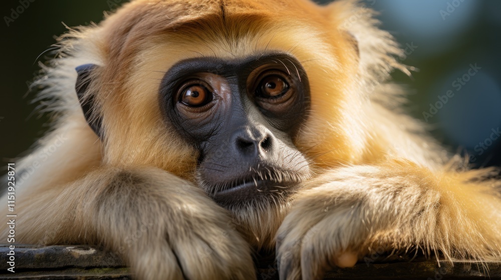Golden Langur Portrait: A Moment of Serenity Golden Langur Portrait: A Moment of Serenity