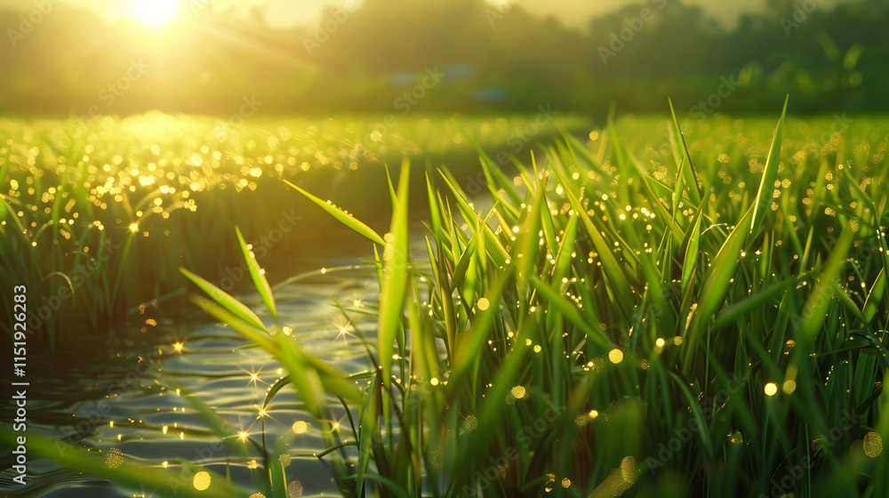 Obraz premium Rice Fields