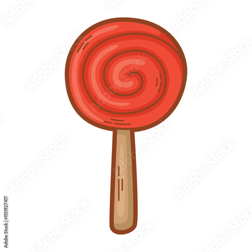 Lollipop Candy icon. perfect for sweet treats, confectionery, dessert menus, candy shops, Valentine's Day promotions, and festive designs