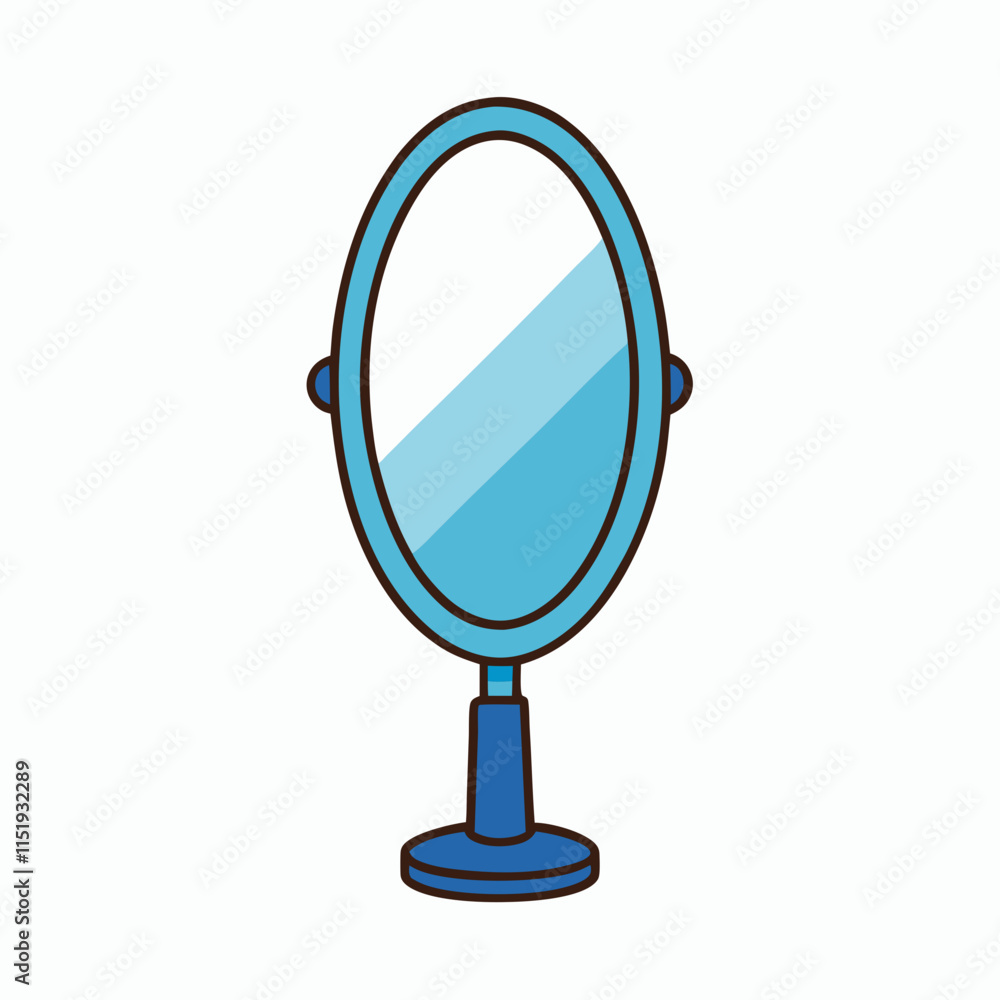 mirror isolated on white mirror isolated on white