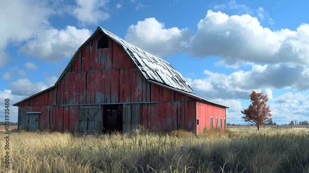 Obraz premium Rustic Barns