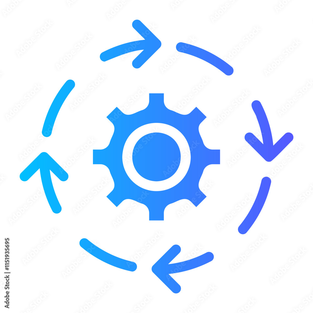 integration gradient icon integration gradient icon