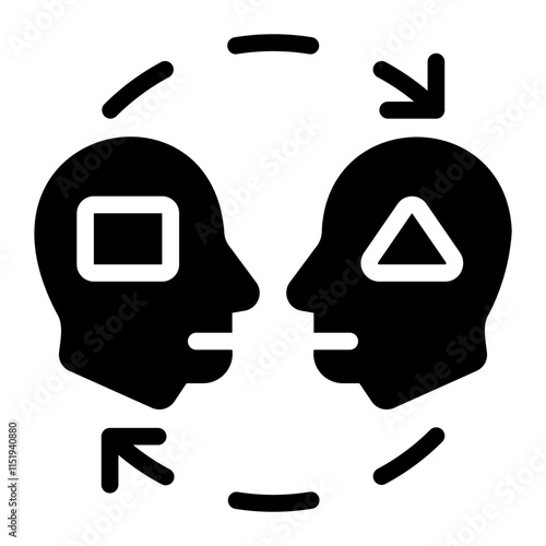 empathy glyph icon