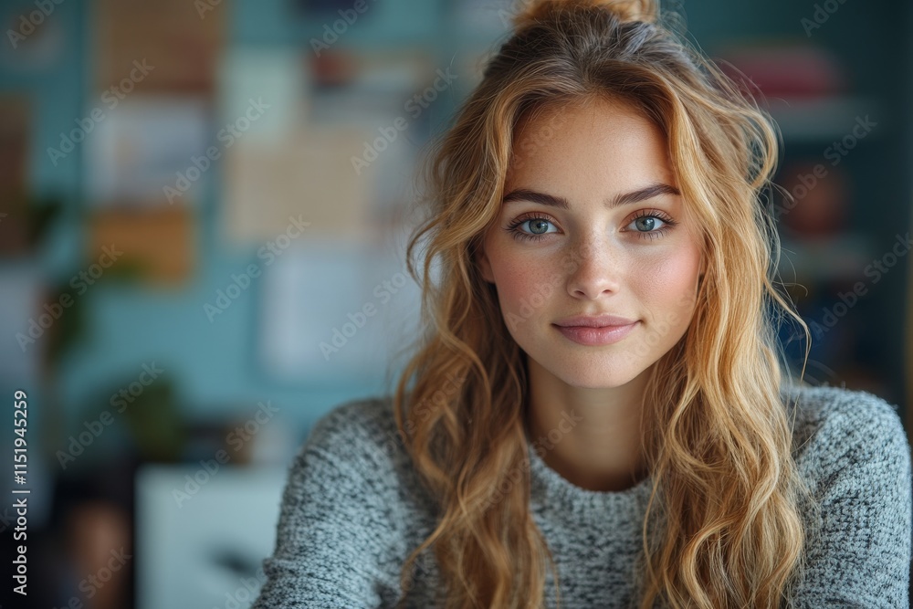 custom made wallpaper toronto digitalA professional social worker sitting at a desk. Generative AI