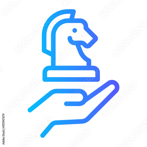tactic gradient icon