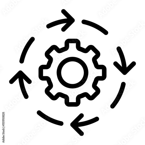 integration line icon