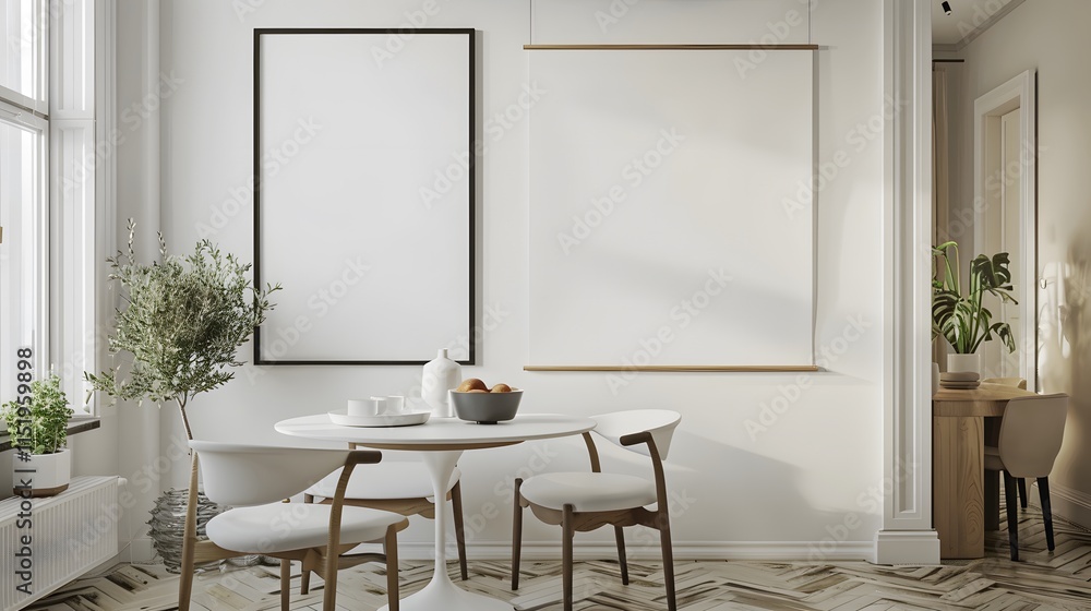 Modern Minimalist Interior Design with White Walls and Light Furniture Modern Minimalist Interior Design with White Walls and Light Furniture