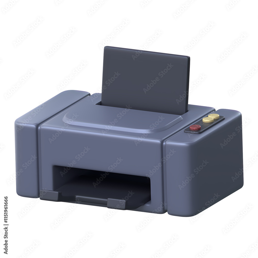Printer 3D Icon, designed to represent efficient printing technology for both home and office use