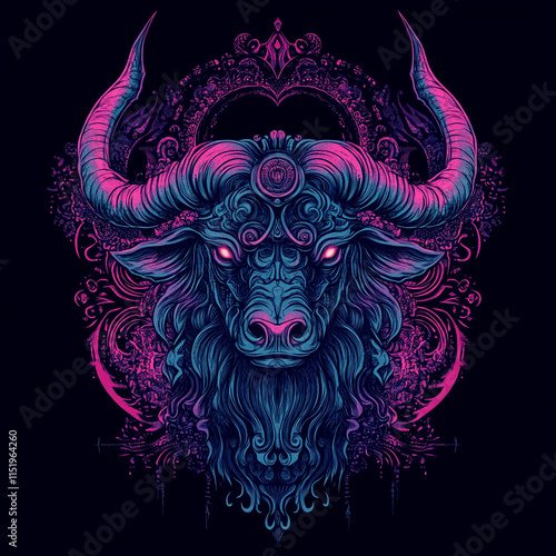 Minotaur illustration photo