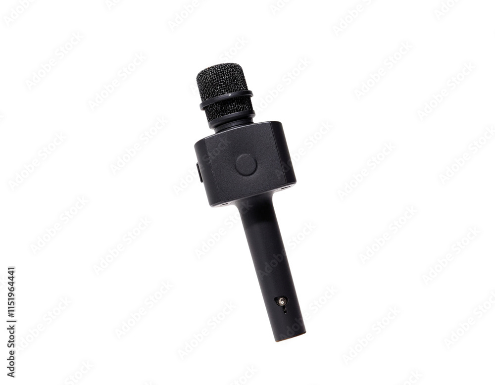 microphone on white background microphone on white background