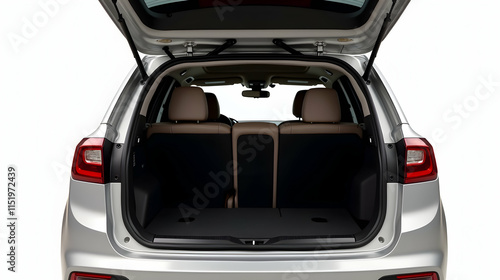 Spacious SUV Trunk: Ready for Adventure!  Ample cargo space awaits your next journey.  Explore the possibilities! photo