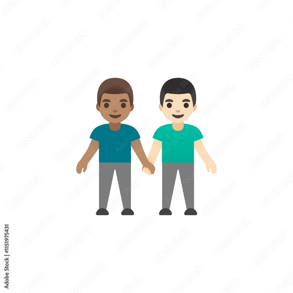 Same-Gender Male Couple Holding Hands Emoji
Same-Gender Male Couple Holding Hands Emoji