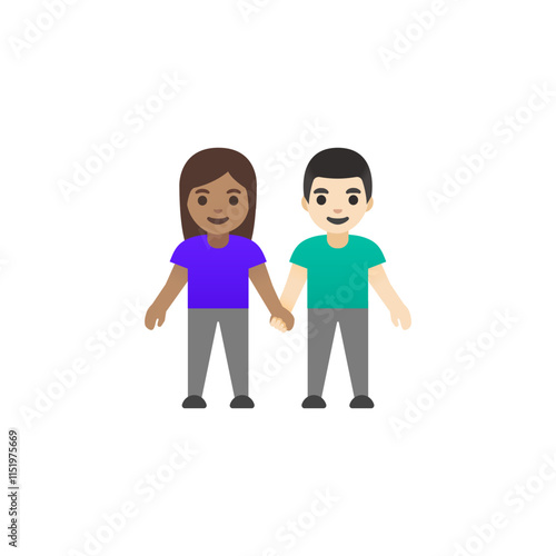Couple Holding Hands Emoji
