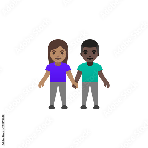 Couple Holding Hands Emoji
