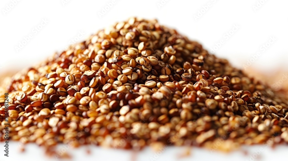 Heap of raw organic hemp seeds on white background, closeup Heap of raw organic hemp seeds on white background, closeup