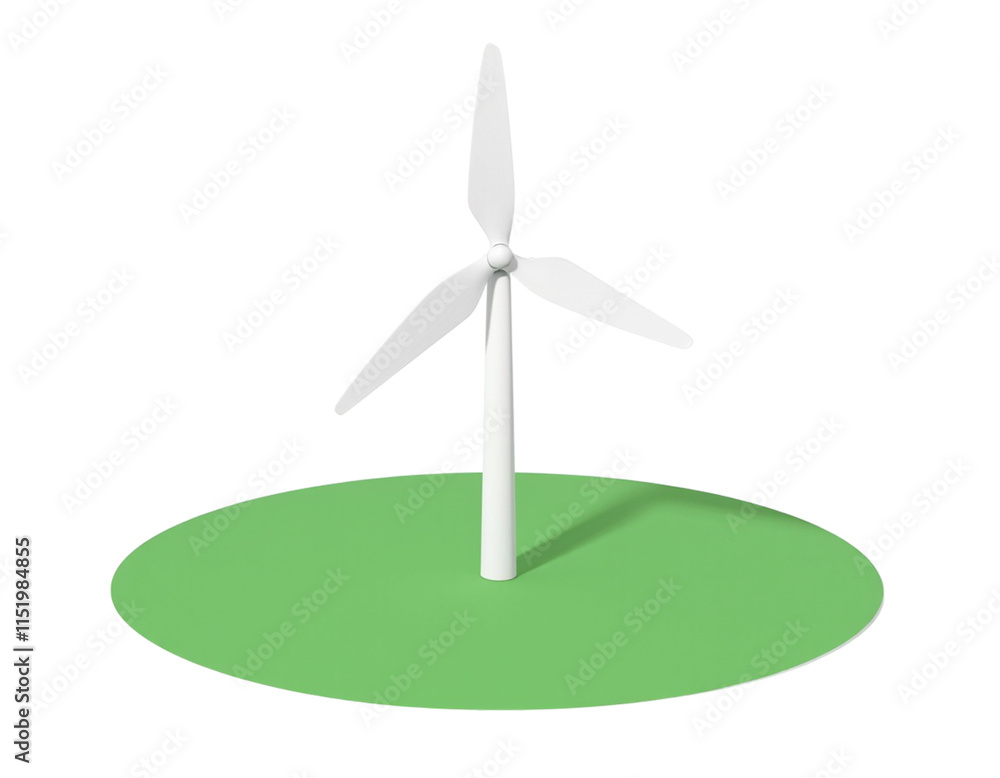 wind turbine isolated on white wind turbine isolated on white
