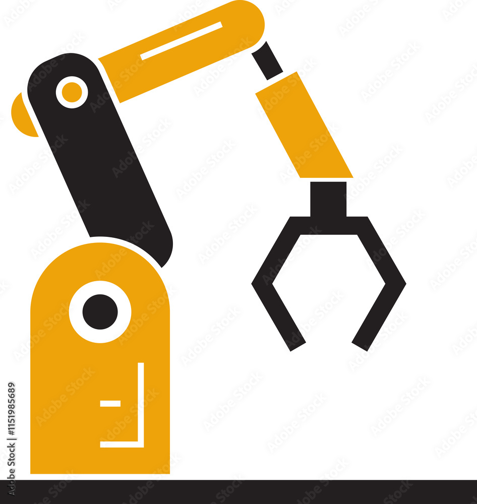 Industrial Robot Icon
