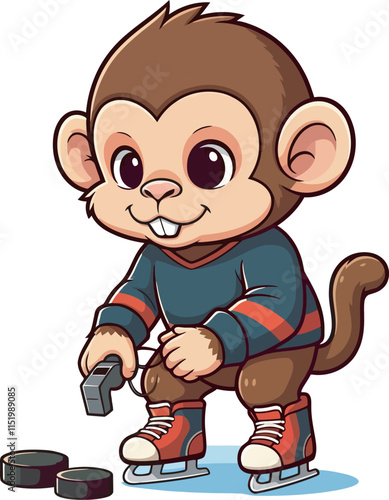 baby child cartoon monkey illustration