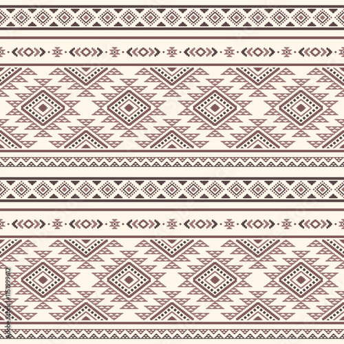 Southwest Aztec geometric Native American Mexican Navajo tribal ethnic boho indian texture ornament seamless pattern fabric colorful design vector for woven textile printing blanket rug carpet fashion