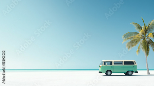 car on the beach