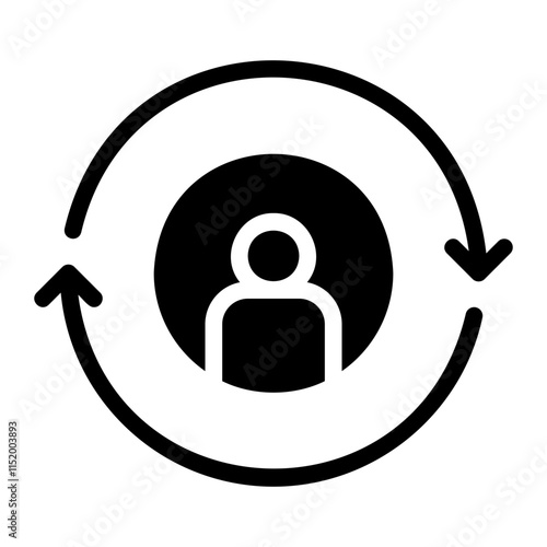 user glyph icon
