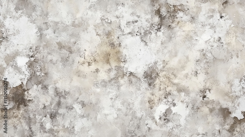 Seamless neutral earthy faux plaster with rustic sponge painting fresco, limewash, cement-inspired accent wall texture, abstract stucco wallpaper pattern