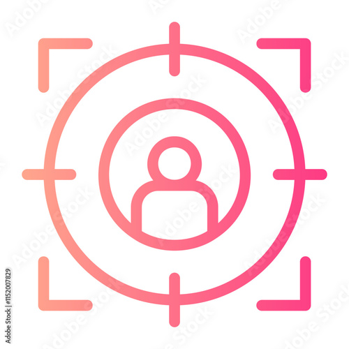 headhunter gradient icon