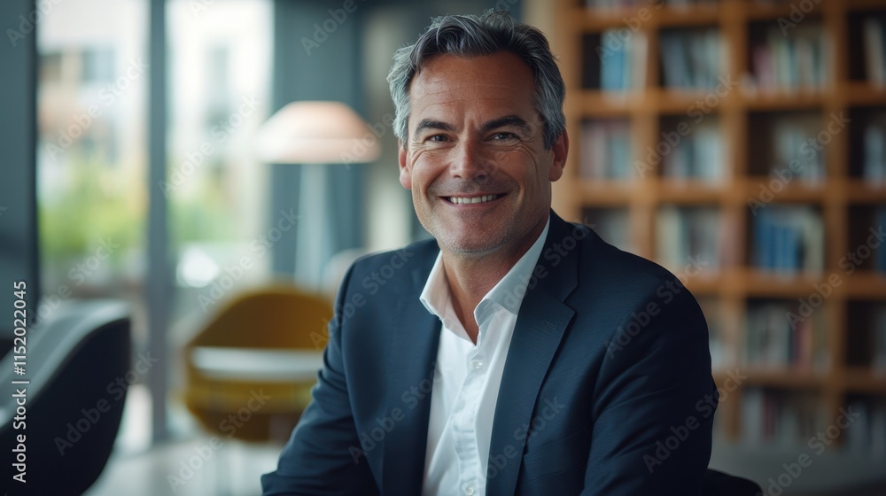 Fototapeta premium The Confident Businessman Portrait
