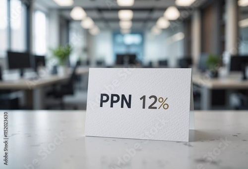 PPN 12% Interest Rate Notice in Modern Office Setting